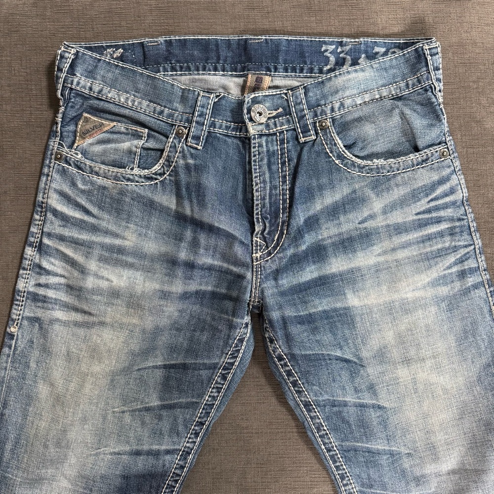 Men's Sliver Blue Denim Jeans